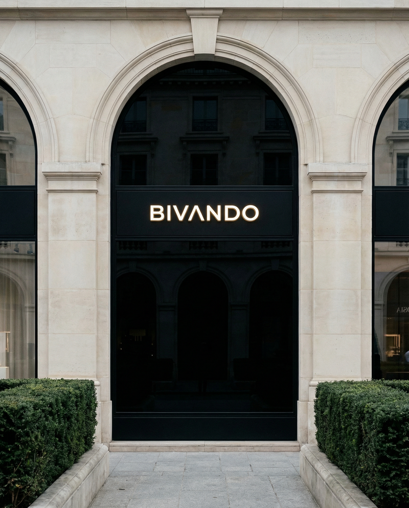 Bivando premium sneaker brand store entrance Portugal

